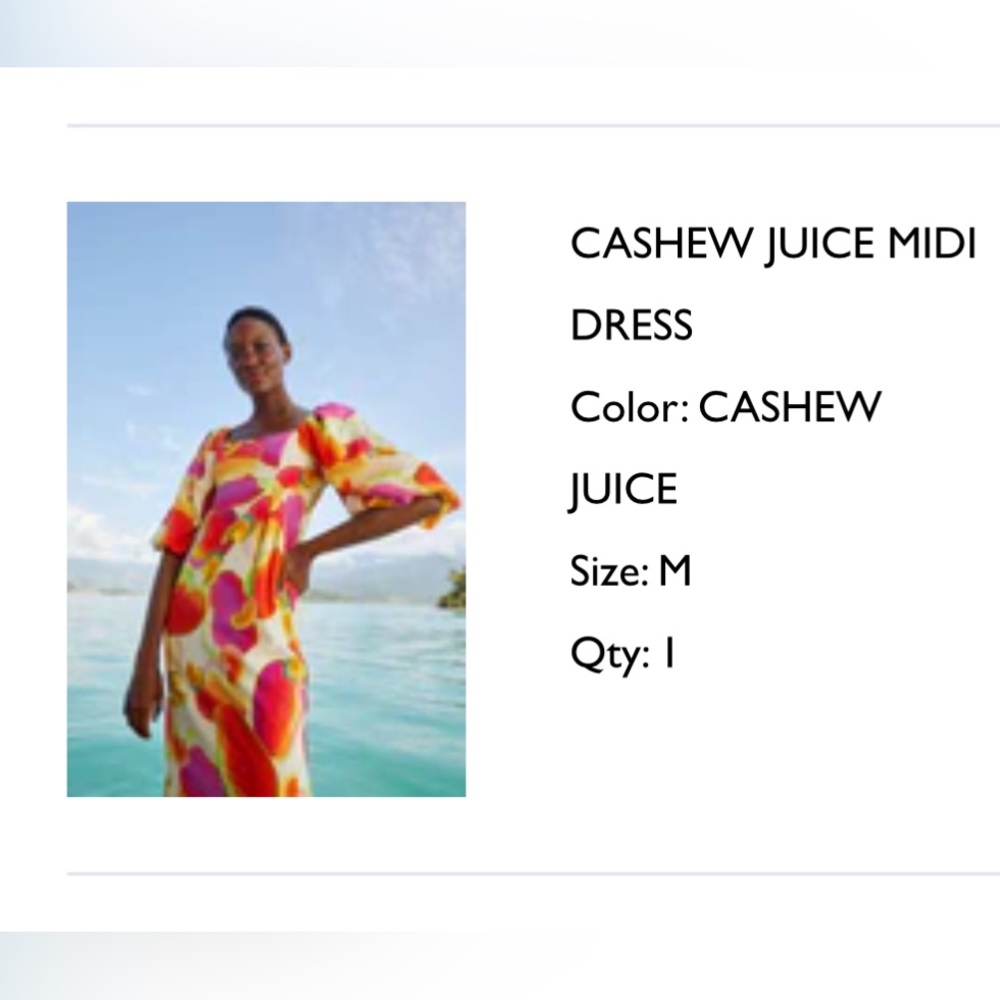 FARM Rio Colorful Midi Dress